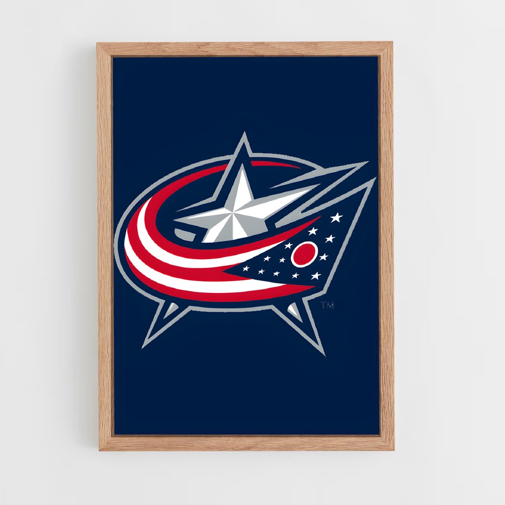 Poster Blue Jackets Spirit – affiche Hockey sur glace (vue 4)